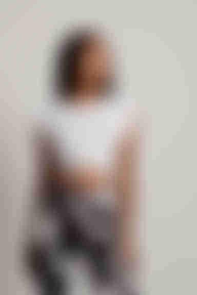 Take A Break Crop Top - Ivory