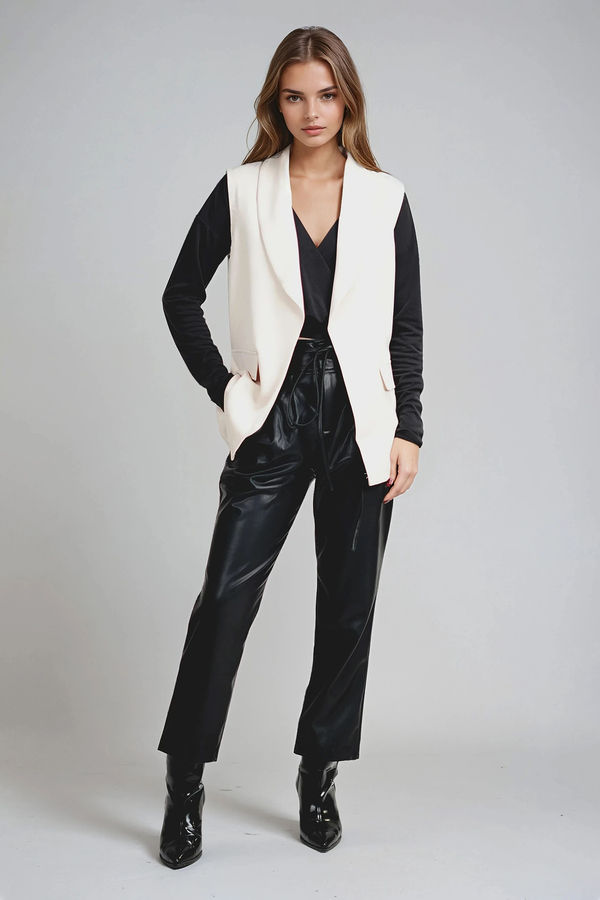 Sleek Mode Longline Vest - Khaki