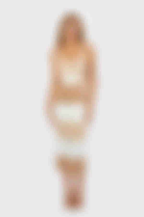 Zenia Cutout Bodycon Midi Dress - Yellow