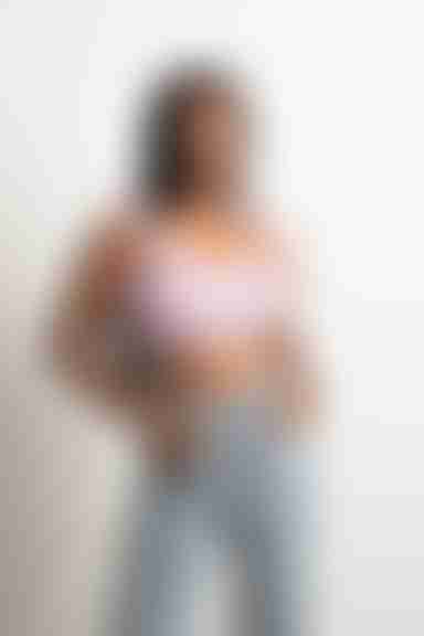 Sweet Pie Crop Top - Lavender Multi