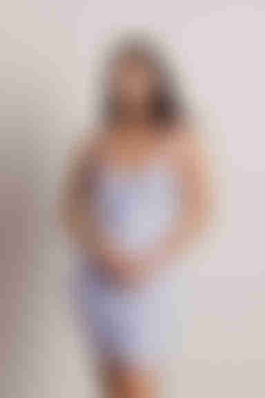 Prance Around Flower Strap Bodycon Mini Dress - Lavender