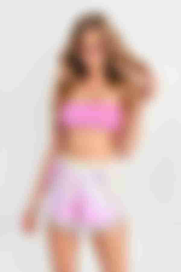 Dreaming Of You Tie Dye Shorts - Lavender Tie Dye