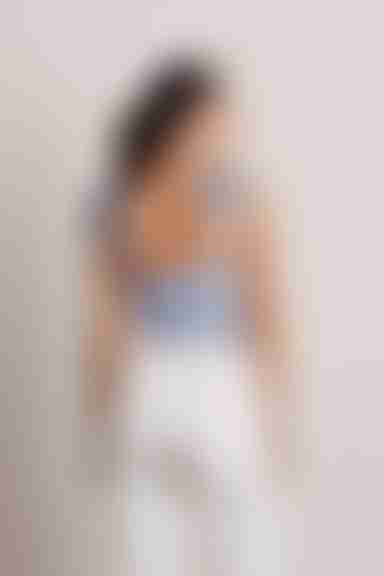 Junie Bustier Top - Light Blue