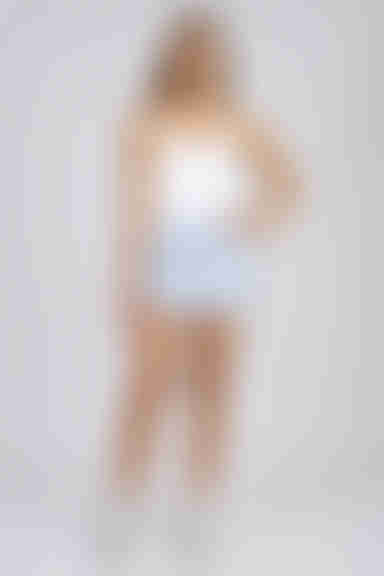 Wink Ready High Waist Pocket Mini Skirt - Light Blue