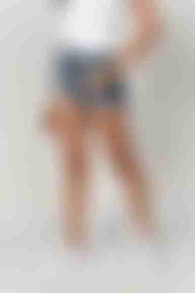 Adams Two-Tone Shorts - Light Wash