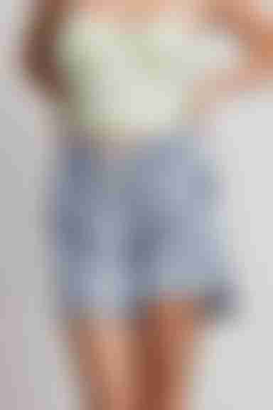 Can I Kick It Distressed Shorts - Light Wash