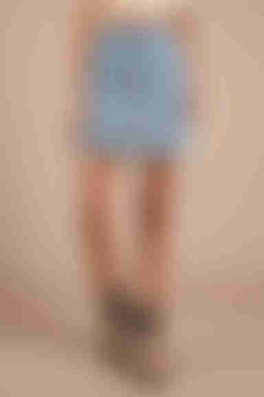 The Fifth Label Daydreaming Denim Mini Skirt - Light Wash