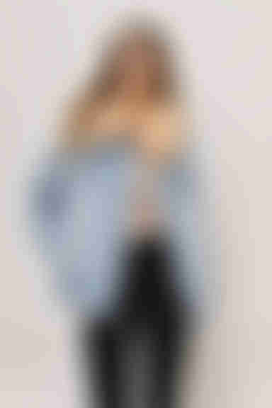 Grant Oversized Jacket - Light Wash