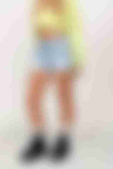 La Brea Distressed Shorts - Light Wash