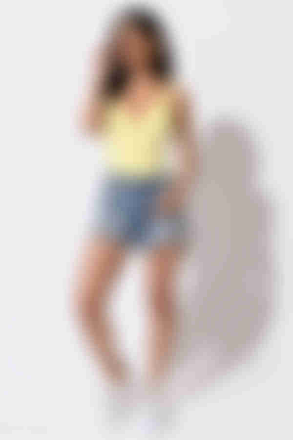 Pistola Nova Distressed Shorts - Light Wash