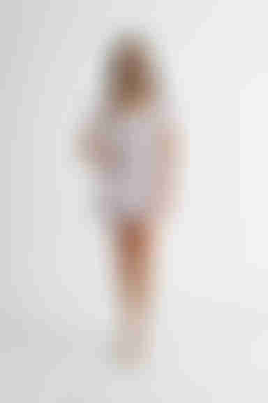 Danica Puff Sleeve Cutout Mini Dress - Lilac