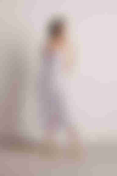 Listen To Me Satin Ruched Midi Dress - Lilac