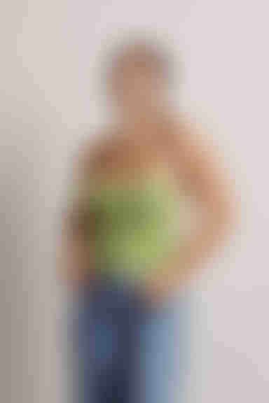 Lillyana Crop Top - Lime