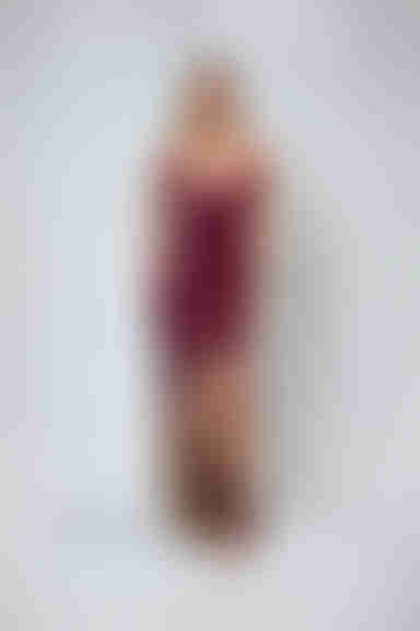 Moonlit Daze Ombré Sequin Maxi Dress - Maroon