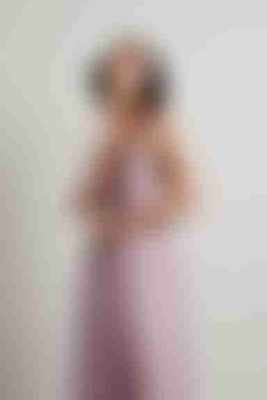 Slay The Night Deep V Double High Slit Maxi Dress - Mauve