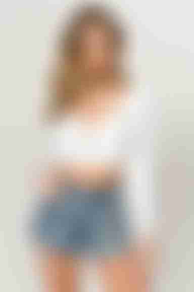 Hermosa Beach High Rise Shorts - Medium Wash