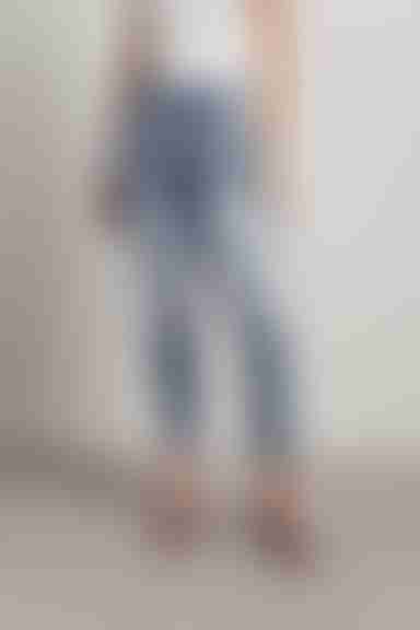 Hollywood Hills Paperbag Jeans - Medium Wash