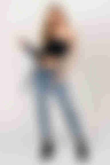 Roswell Studded Jeans - Medium Wash