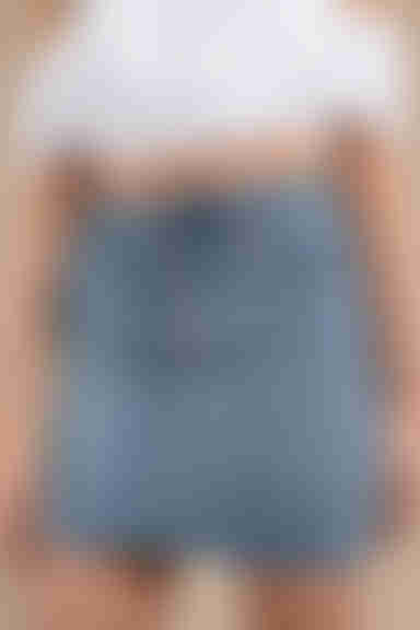 Pistola Sierra Studded Mini Skirt - Medium Wash