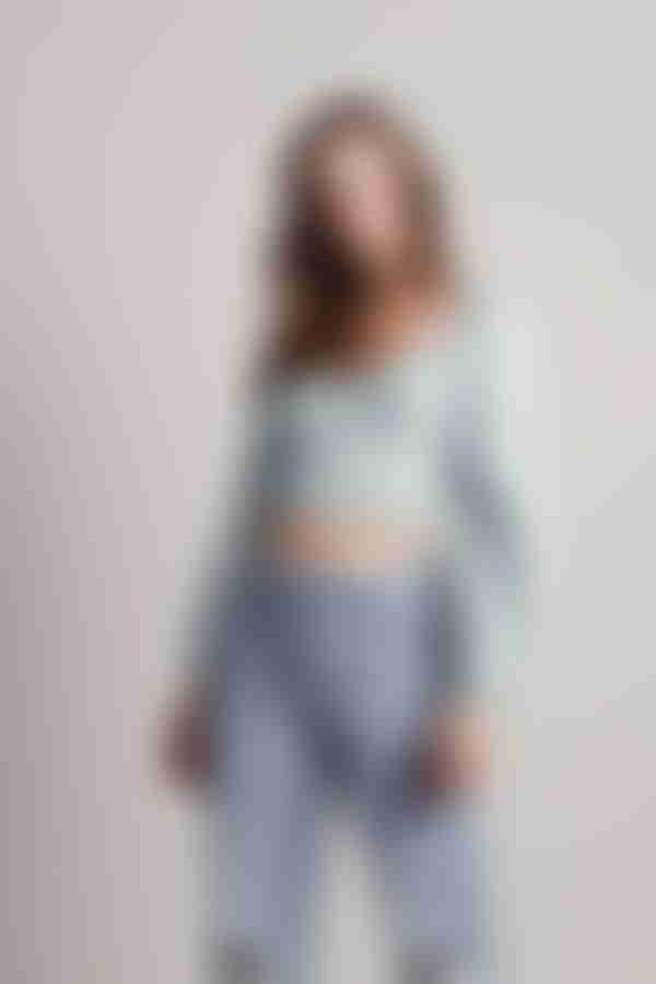 Lazy Afternoon Bustier Top - Mint