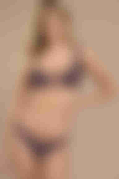 Tell Tale Heart Ribbed Bikini Bottom - Mocha