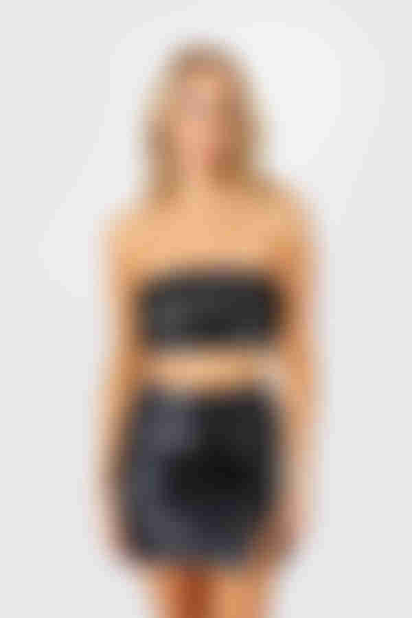 Everything and More Reversible Crop Top - Gold