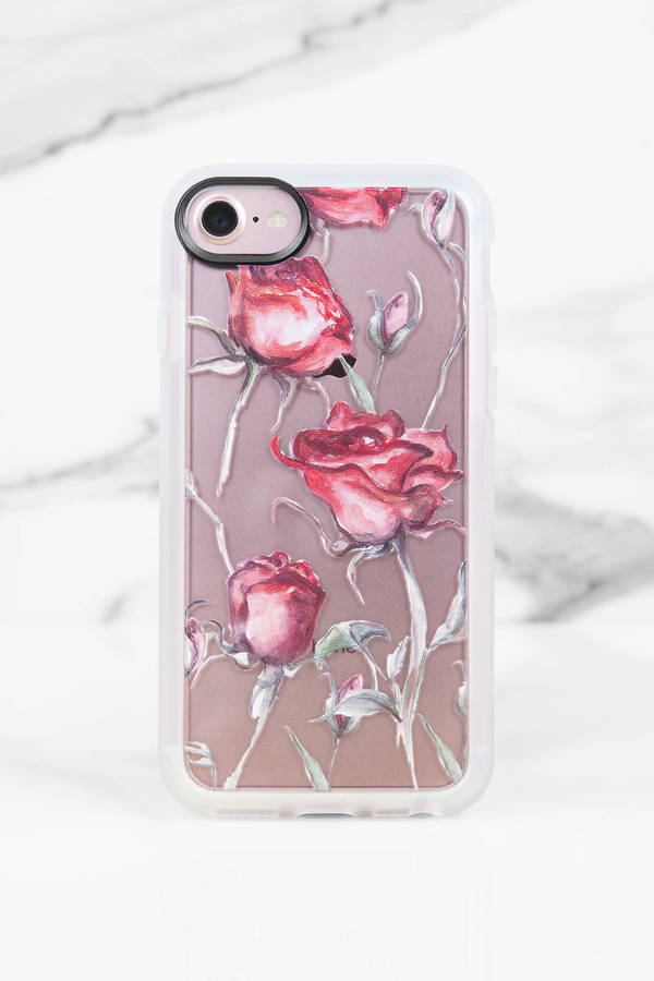 Rose Print Iphone 7 Case in Multi