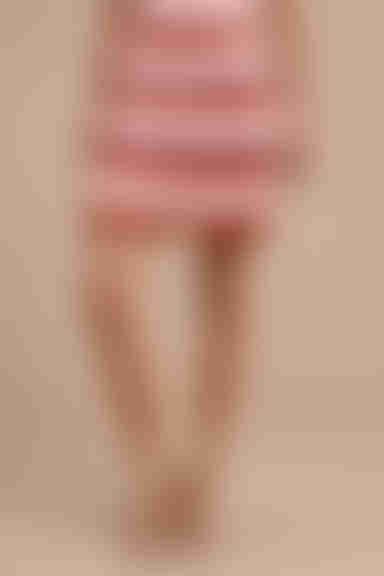 MINKPINK Shades of Rose Knit Mini Skirt - Multi