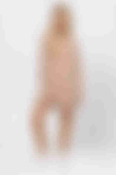 Show Distressed Sweater Mini Dress - Natural