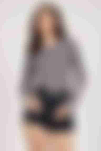 Tasha Stripe Top - Navy Multi