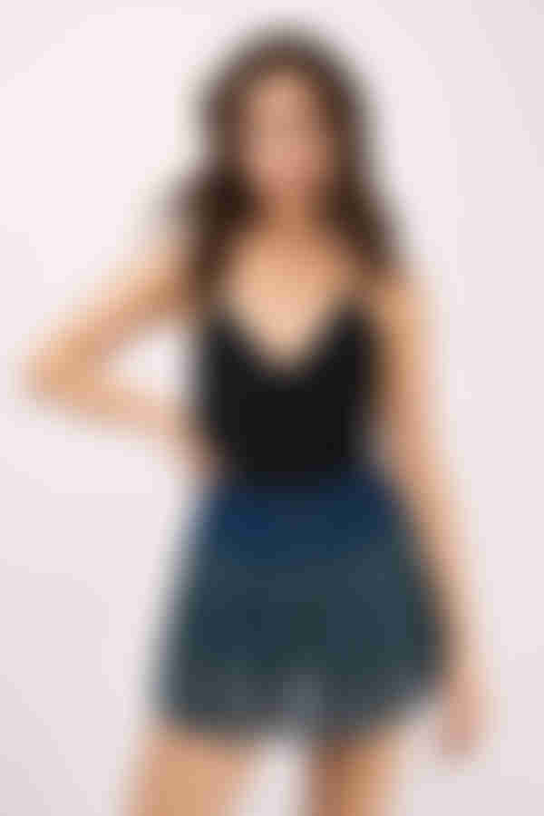 Sweet Soulmate Lace Mini Skirt - Navy