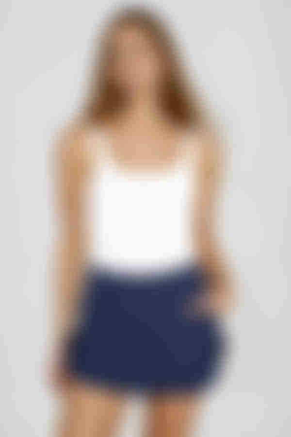 Wink Ready High Waist Pocket Mini Skirt - Light Blue