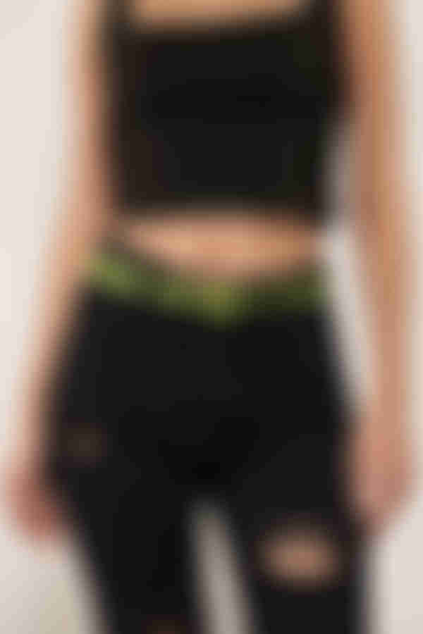 Serpentine O-Ring Belt - Neon Lime