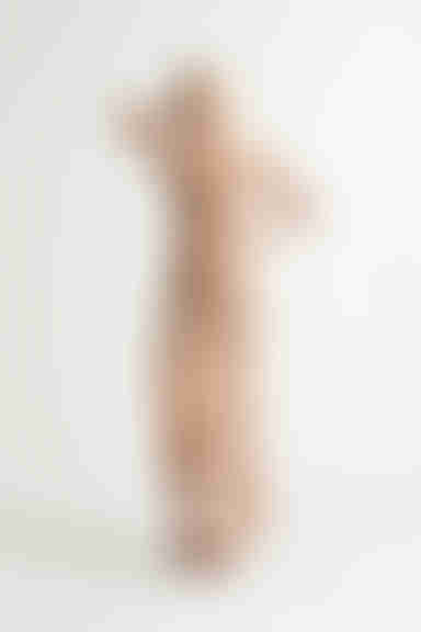 Body On Mine Cutout Slit Maxi Dress - Nude