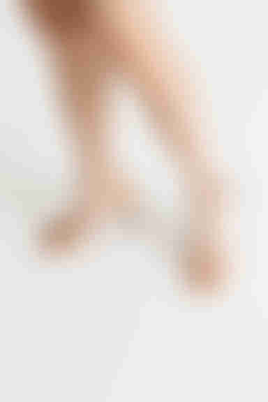 Kaylee Ankle Strap High Heels - Nude