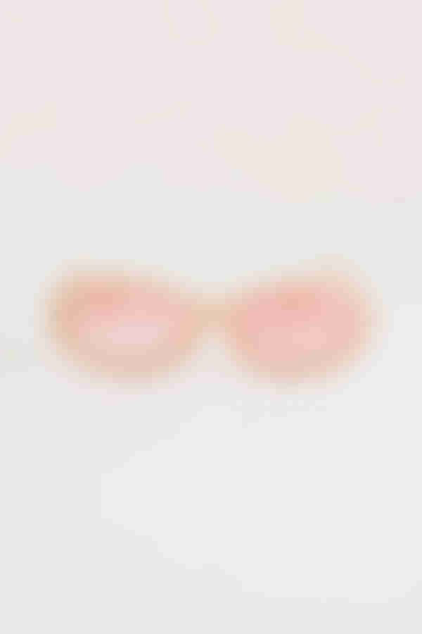 Spin Me Round Frame Sunglasses - Nude