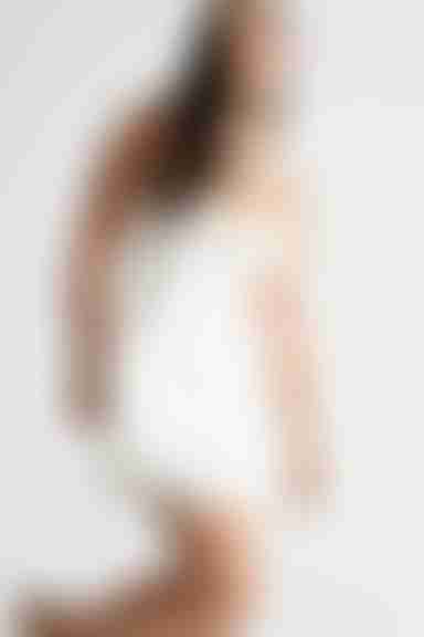 Daisy Keyhole Cami Mini Dress - Off White