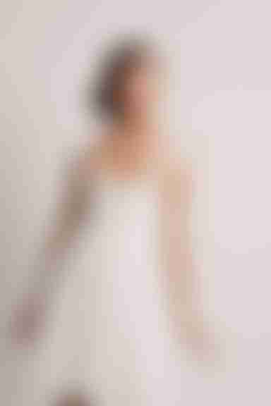 Guessing Game Ruffle Smocked Mini Dress - Off White