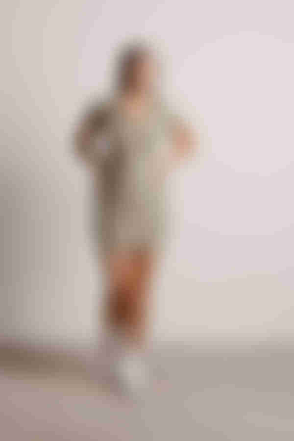 Break Point Collared Ribbed Mini Dress - Sky Blue