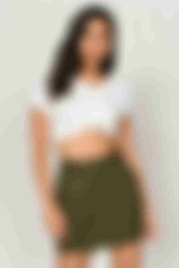 Cadet Marsha Utility Mini Skirt - Olive