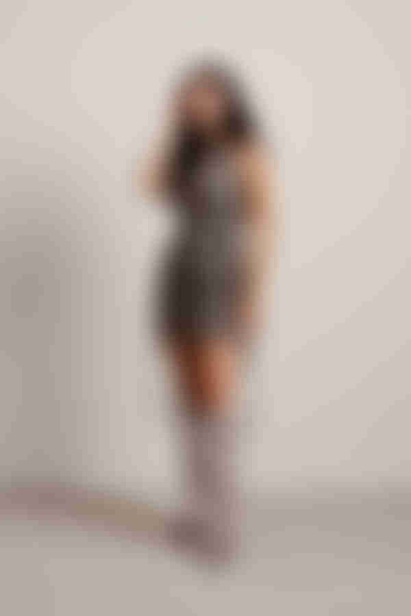 Dillon Ruched Bodycon Mini Dress - Light Blue