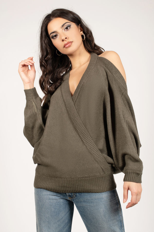 Evana Olive Sweater
