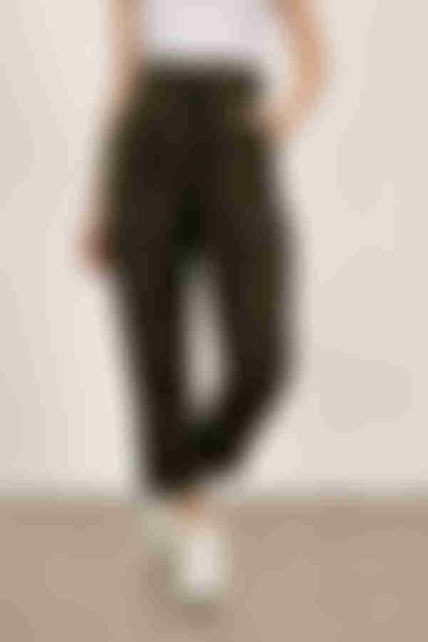 Take Forever Paperbag Pants - Olive