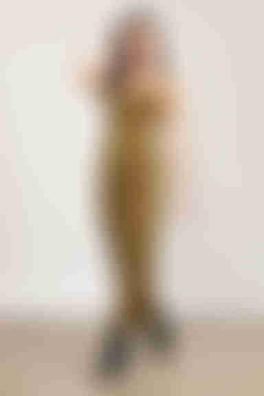 Waste No Time Ruched Bust Jumpsuit - Olive