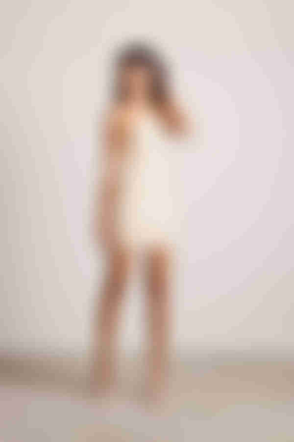 Forever Love Halter Mesh Mini Dress - Orange