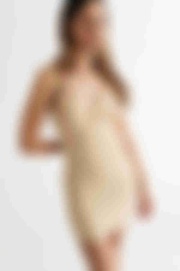 Playing Games Floral Tie Strap Mini Dress - Orange Multi