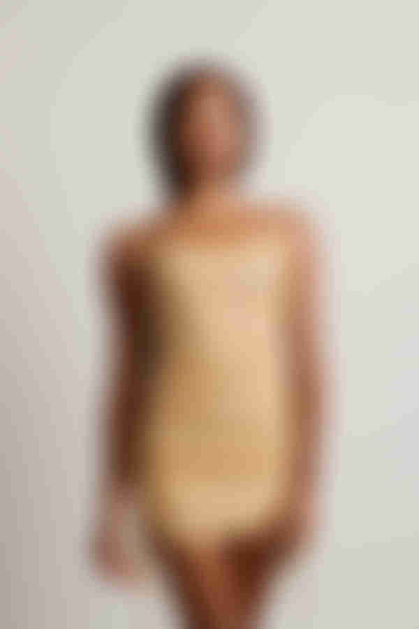 Sal Floral Cowl Neck Mini Dress - Orange