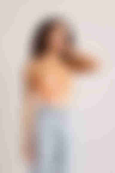 Tangerine Ruched Bodysuit - Orange