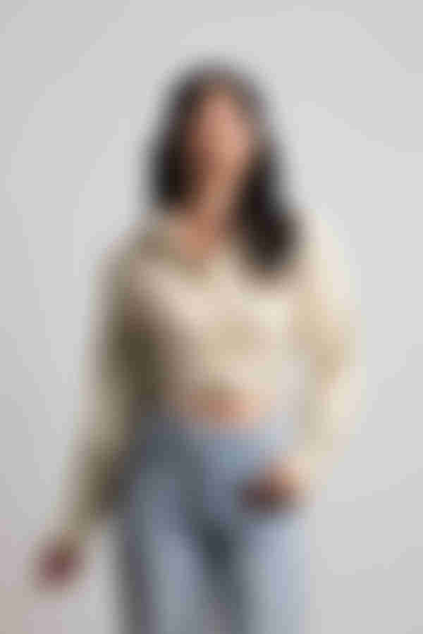 When You Knew Crop Top - Pale Khaki