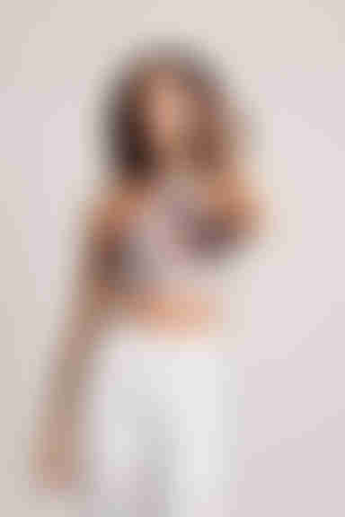 Tropical Weather Crop Top - Pastel Multi